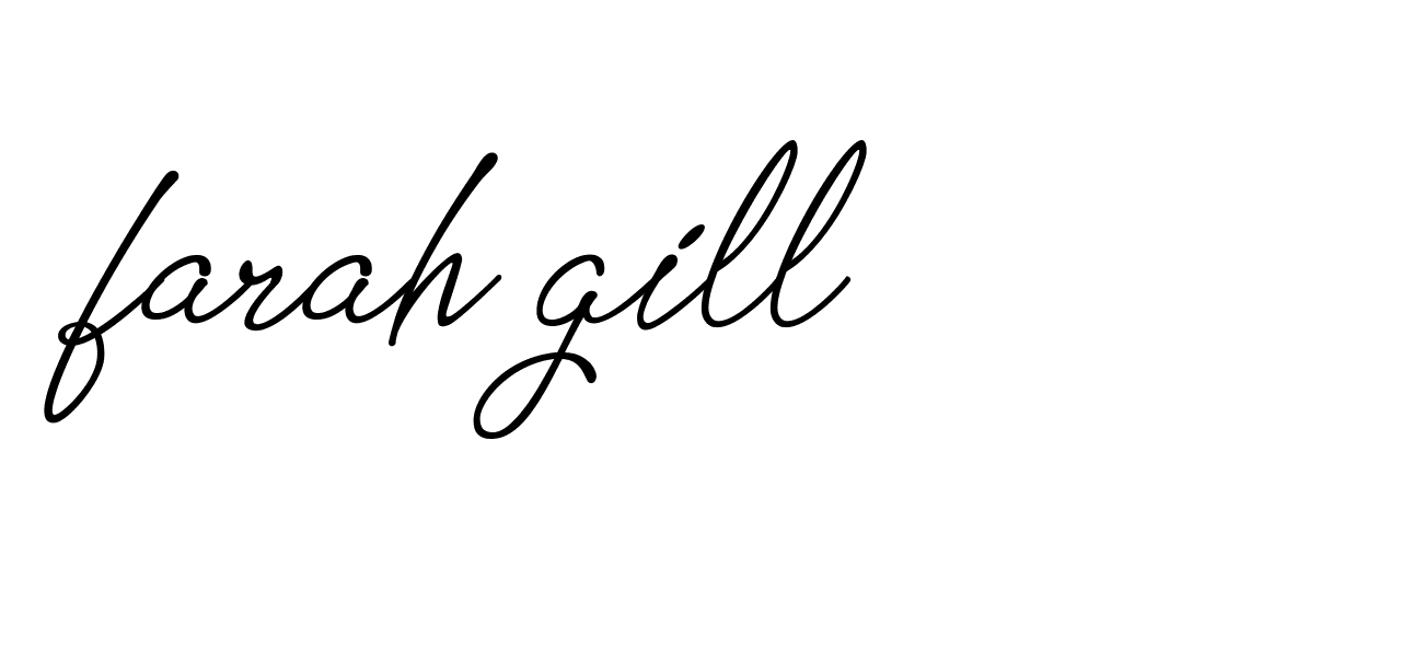 Signature of farah-gill