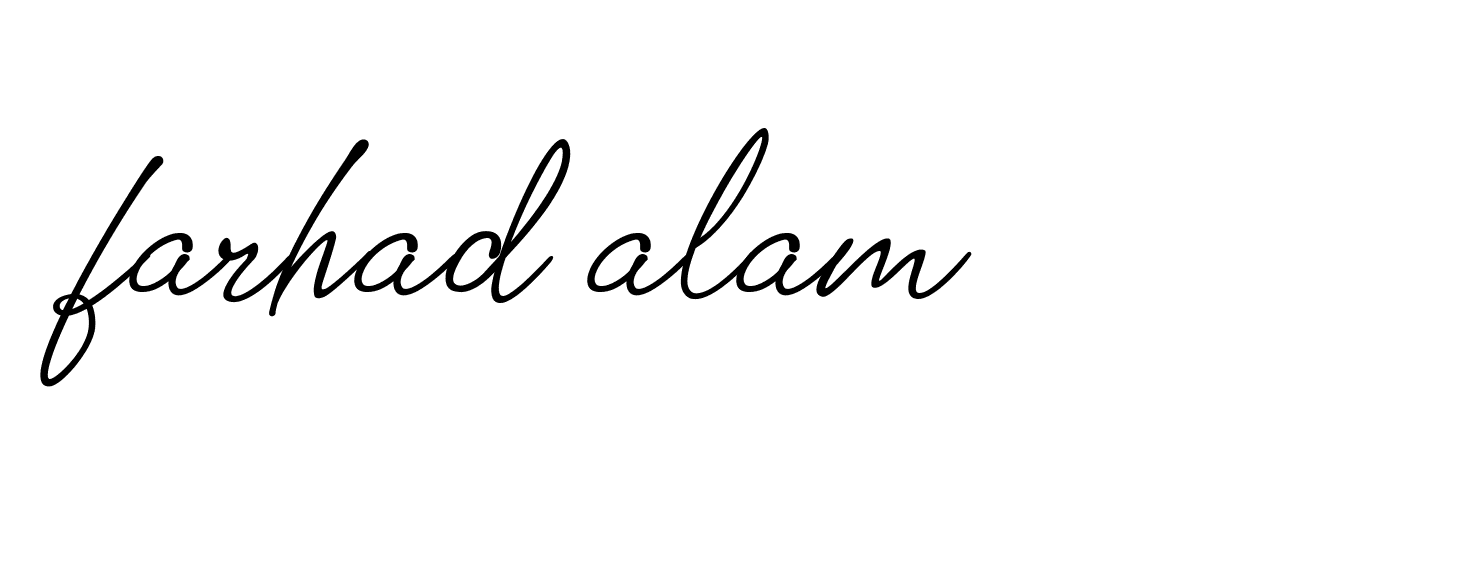 Signature of farhad-alam