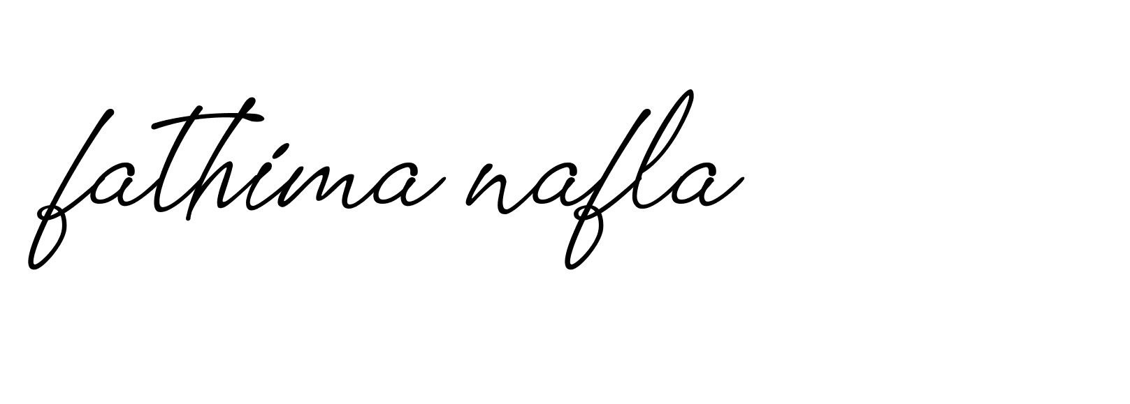 Signature of fathima-nafla-