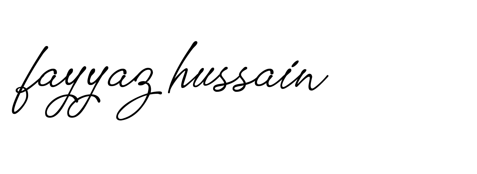 Signature of fayyaz-hussain