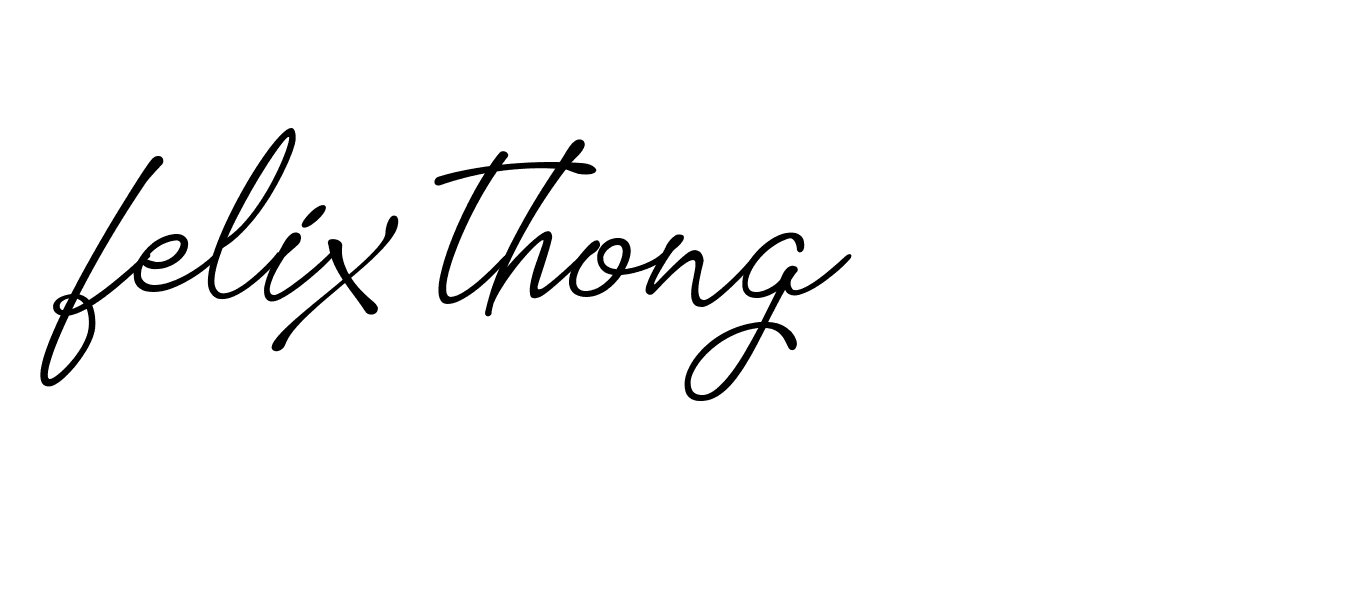 Signature of felix-thong