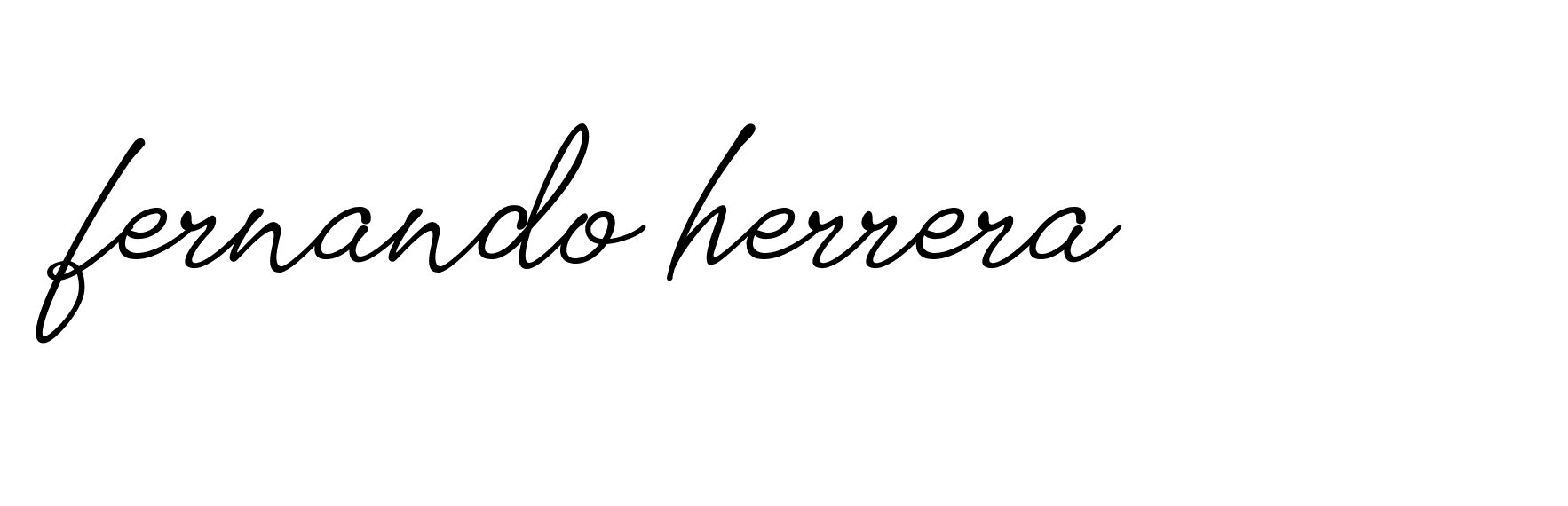 Signature of fernando-herrera