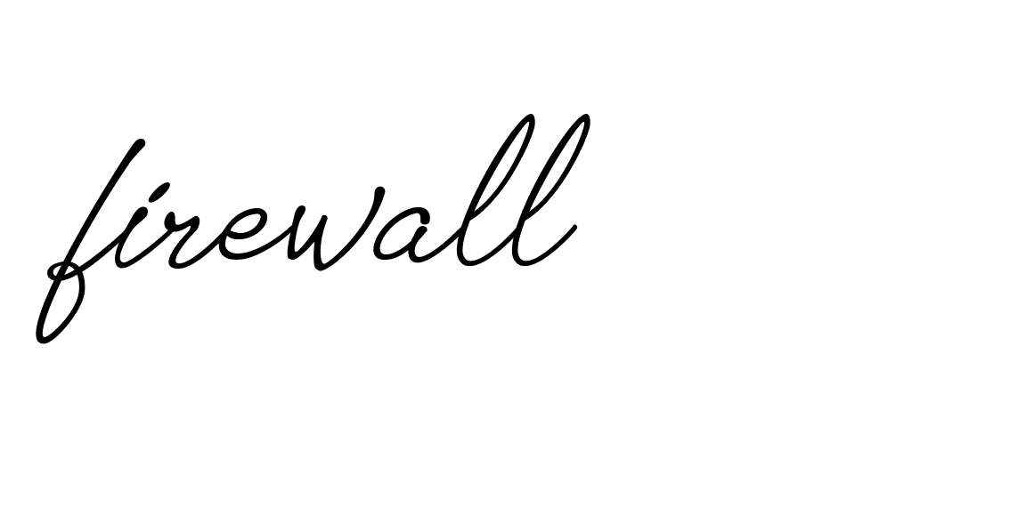 Signature of firewall