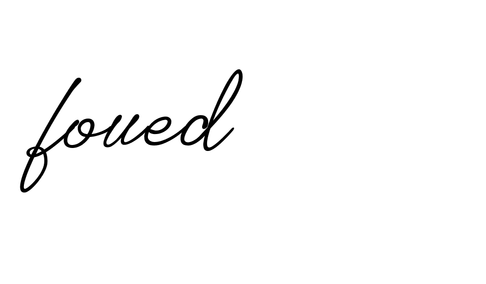 Signature of foued