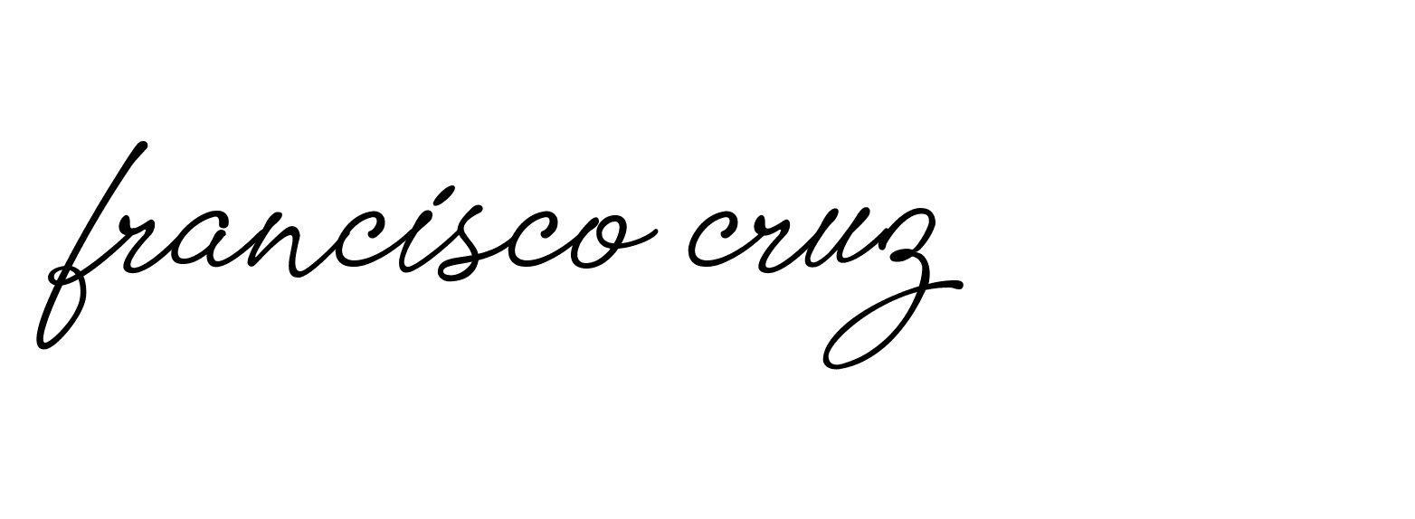 Signature of francisco-cruz