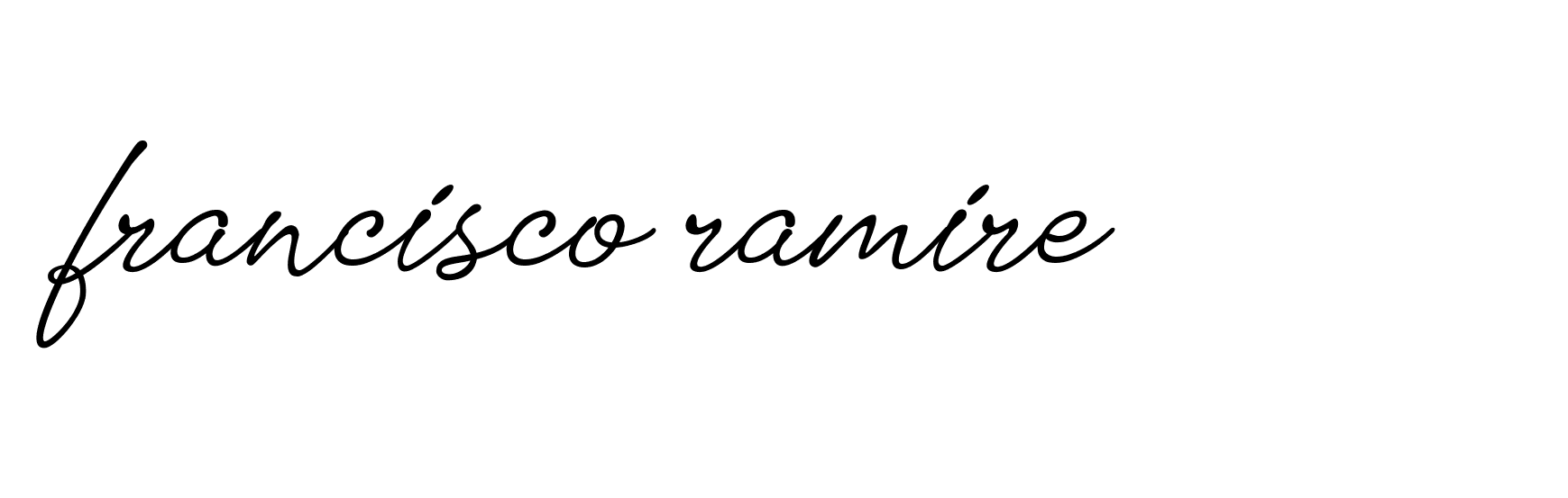 Signature of francisco-ramire