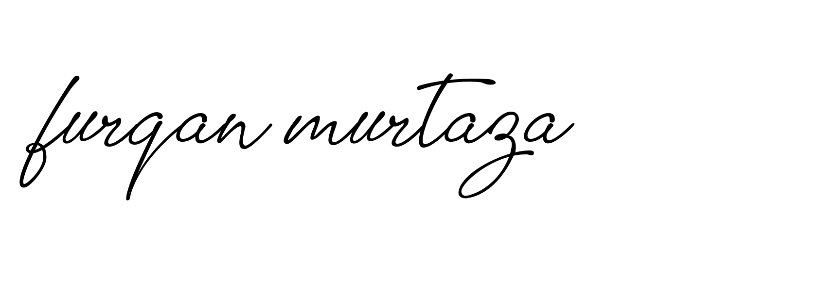 Signature of furqan-murtaza