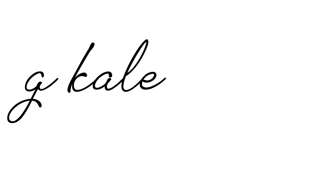 Signature of g-kale