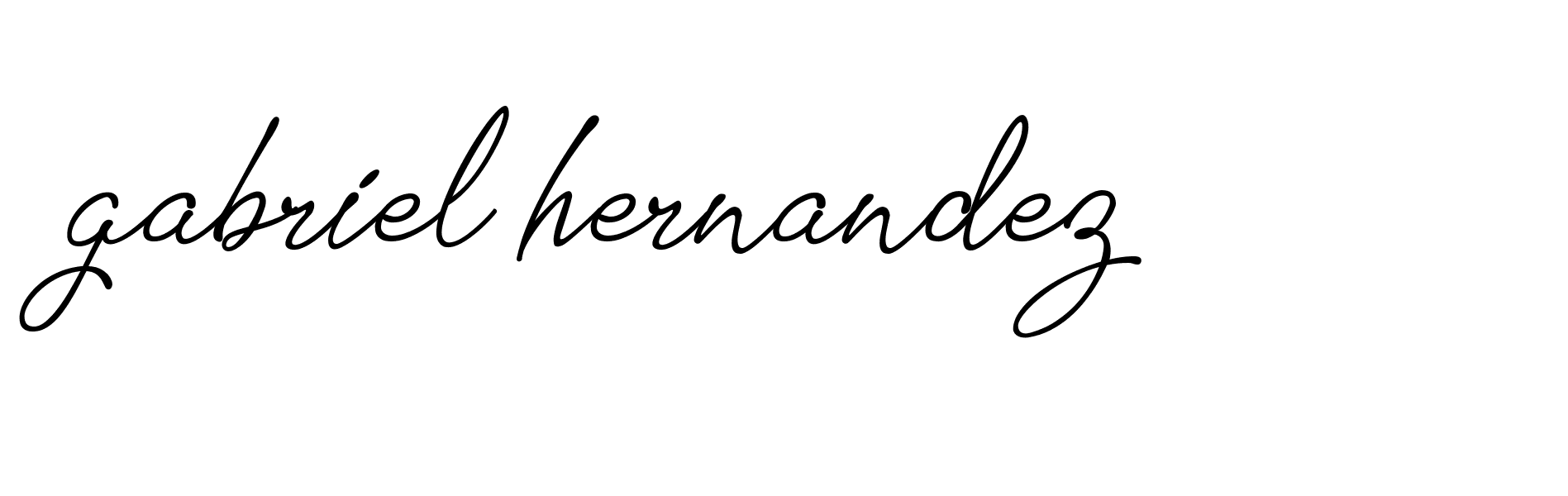 Signature of gabriel-hernandez