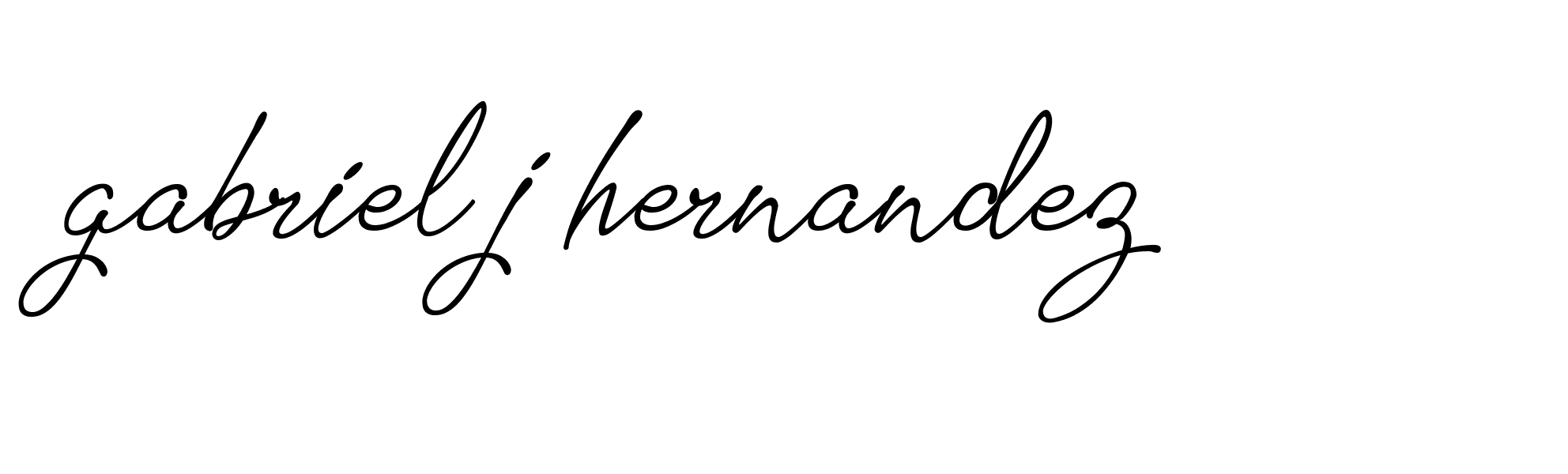 Signature of gabriel-j-hernandez