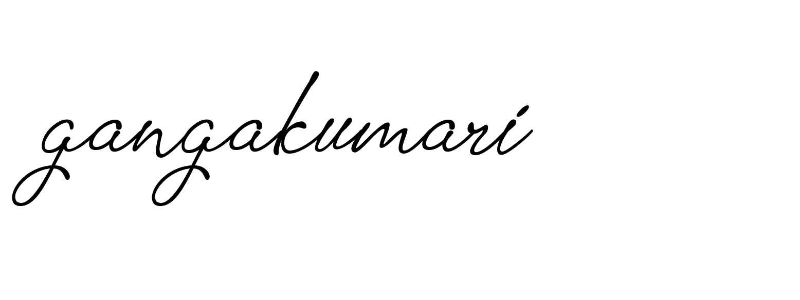 Signature of gangakumari