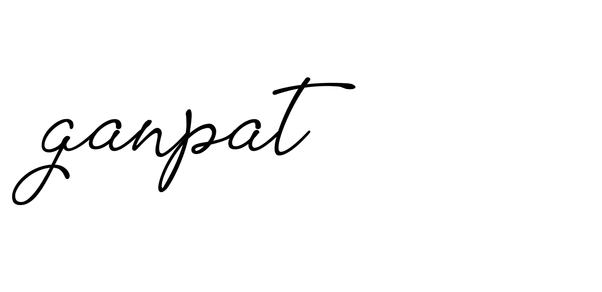 Signature of ganpat-