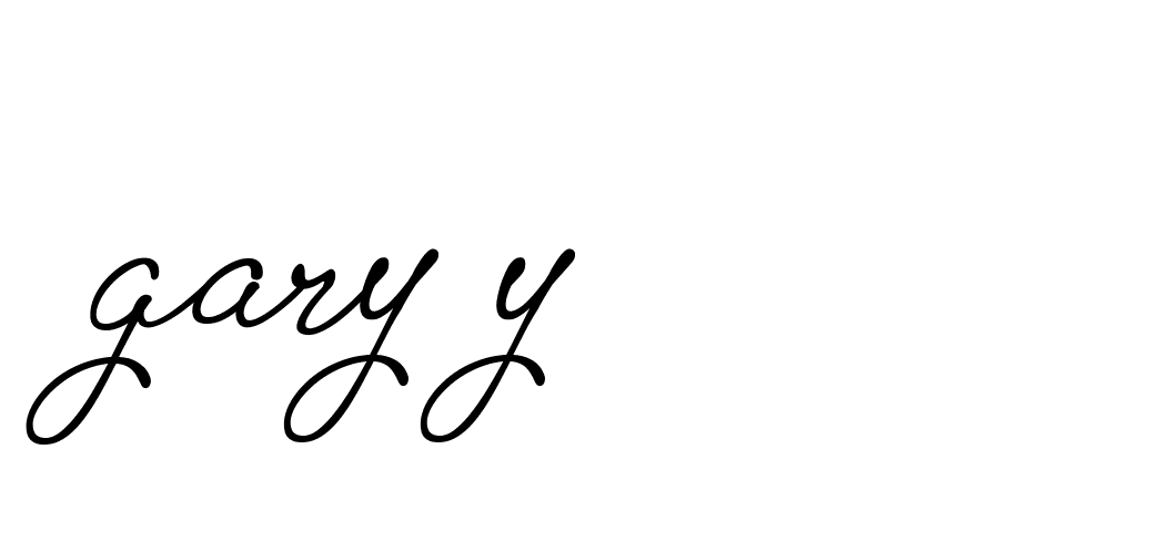 Signature of gary-y