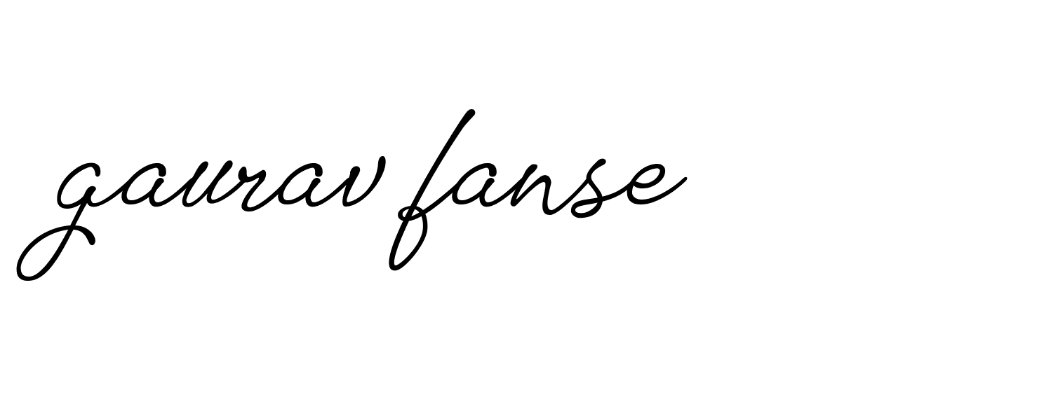 Signature of gaurav-fanse