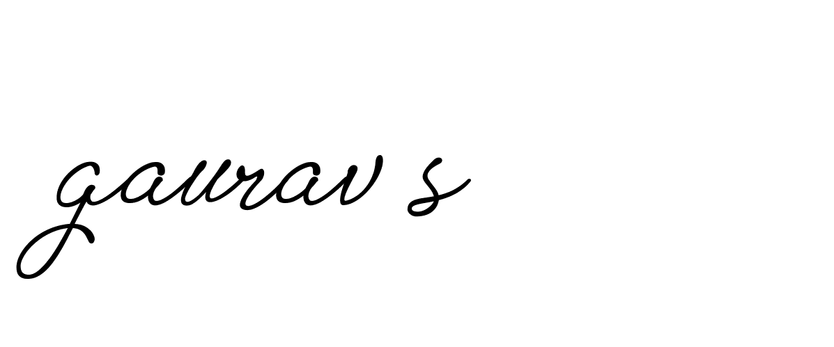 Signature of gaurav-s