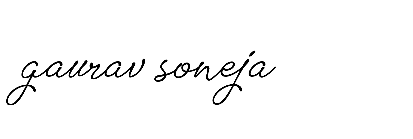 Signature of gaurav-soneja