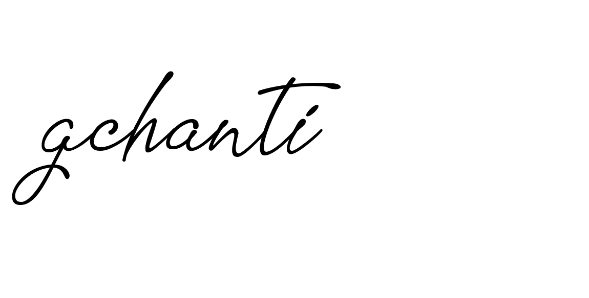 Signature of gchanti