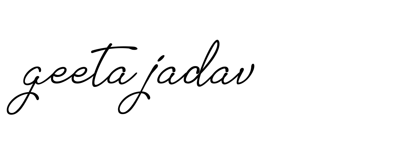 Signature of geeta-jadav