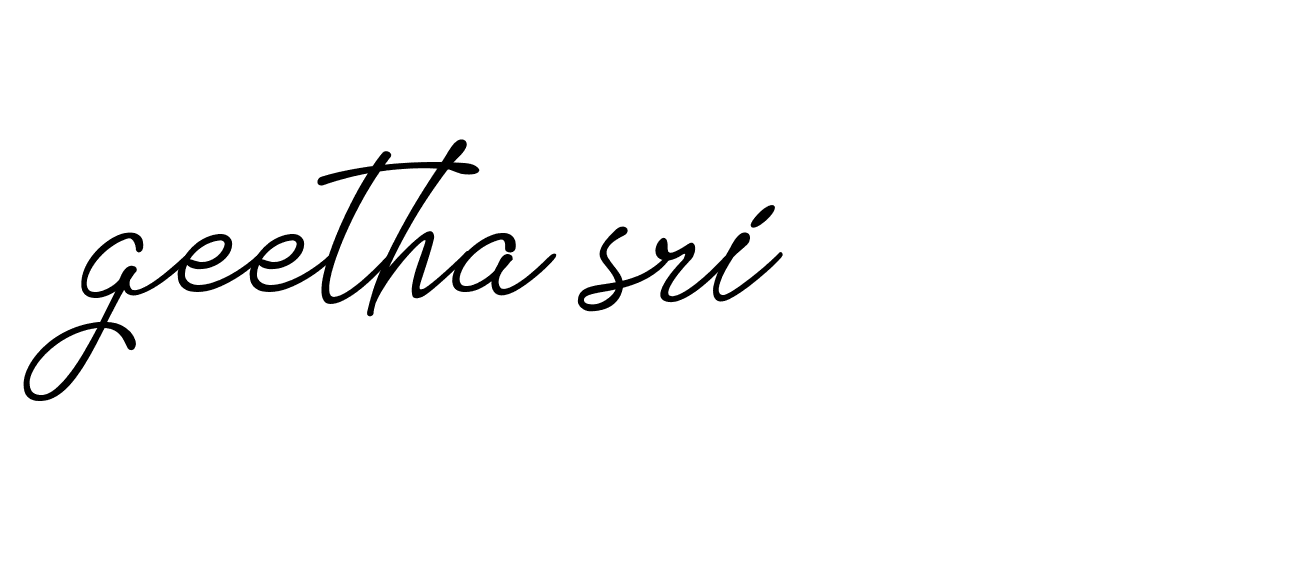 Signature of geetha-sri