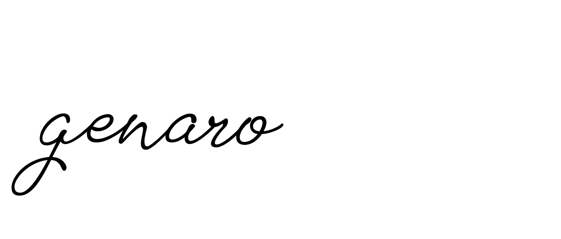 Signature of genaro-