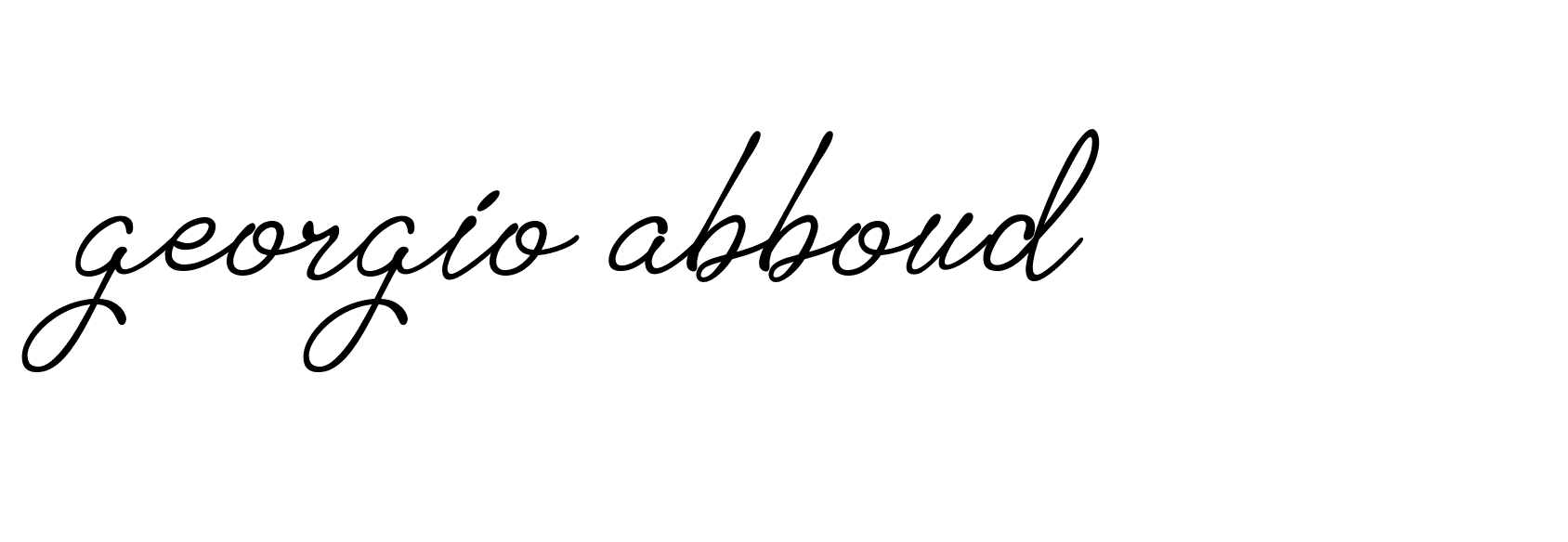 Signature of georgio-abboud