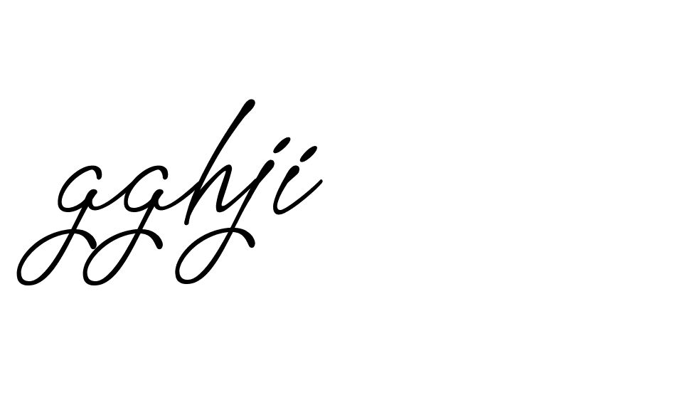 Signature of gghji