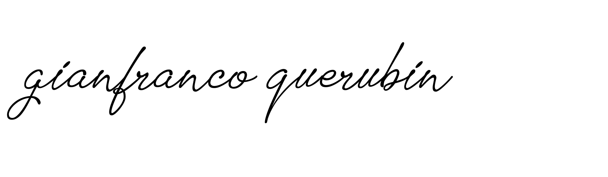 Signature of gianfranco-querubin