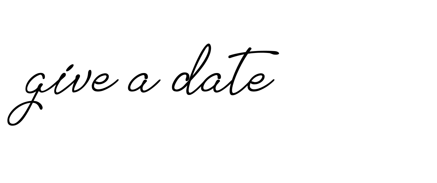 Signature of give-a-date