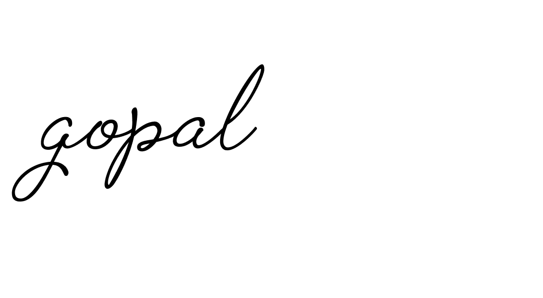 Signature of gopal-