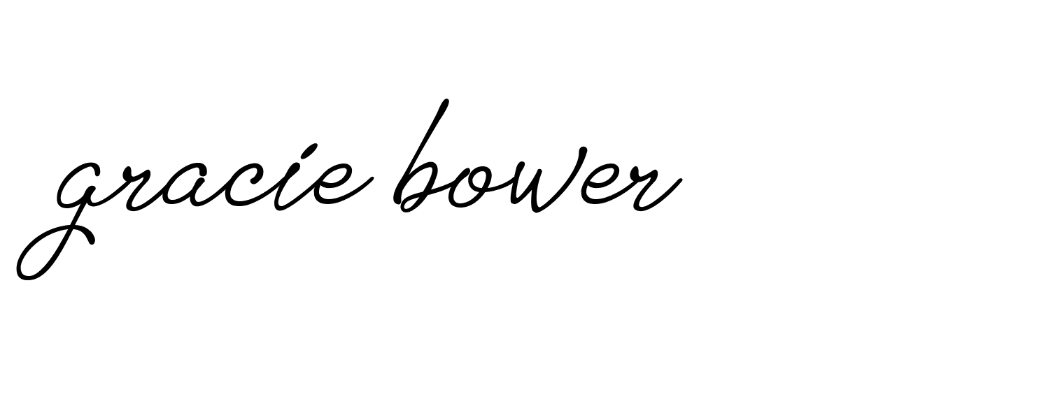 Signature of gracie-bower