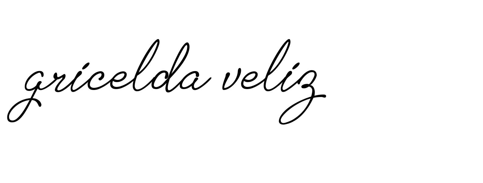 Signature of gricelda-veliz