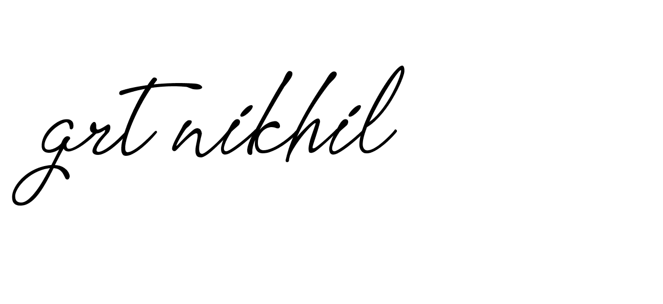 Signature of grt-nikhil