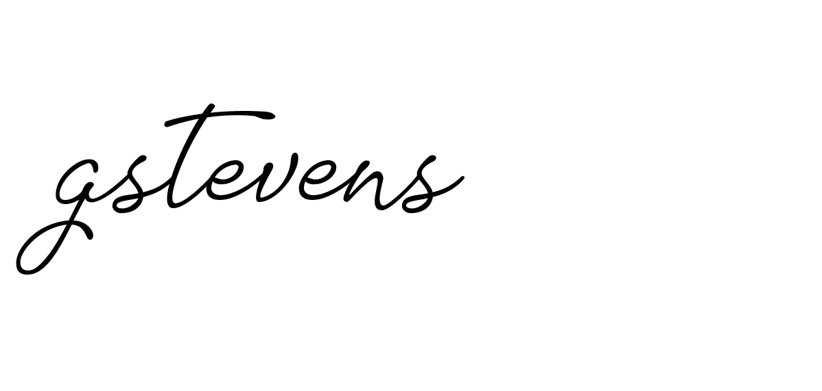 Signature of gstevens