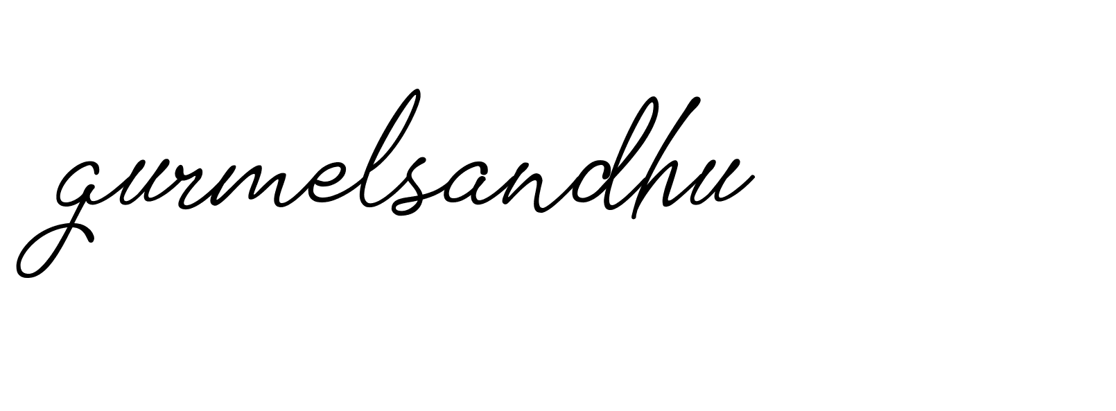 Signature of gurmelsandhu