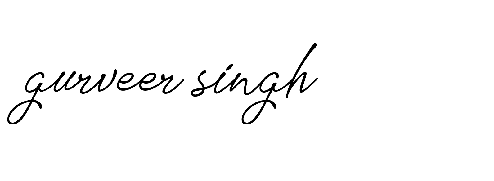 Signature of gurveer-singh-