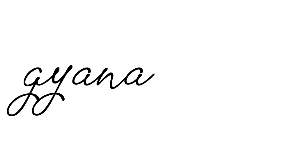 Signature of gyana