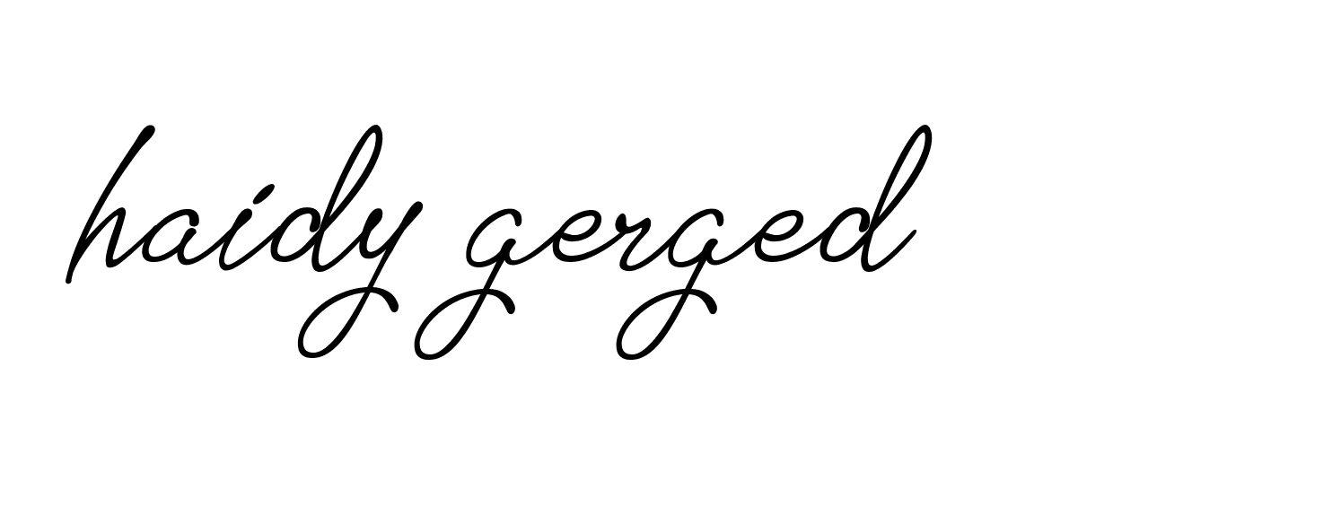 Signature of haidy-gerged