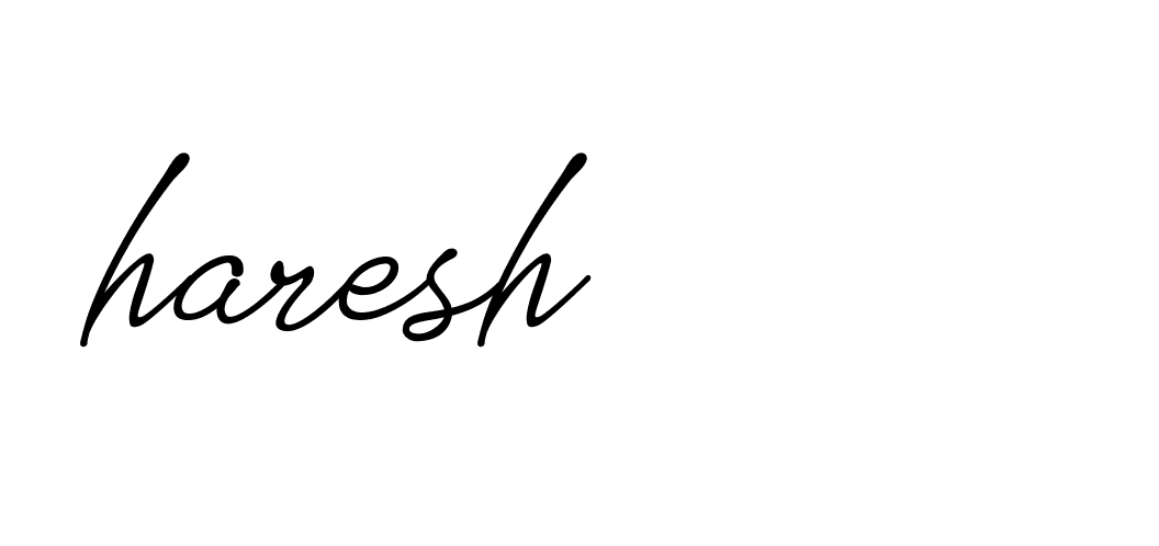 Signature of haresh-