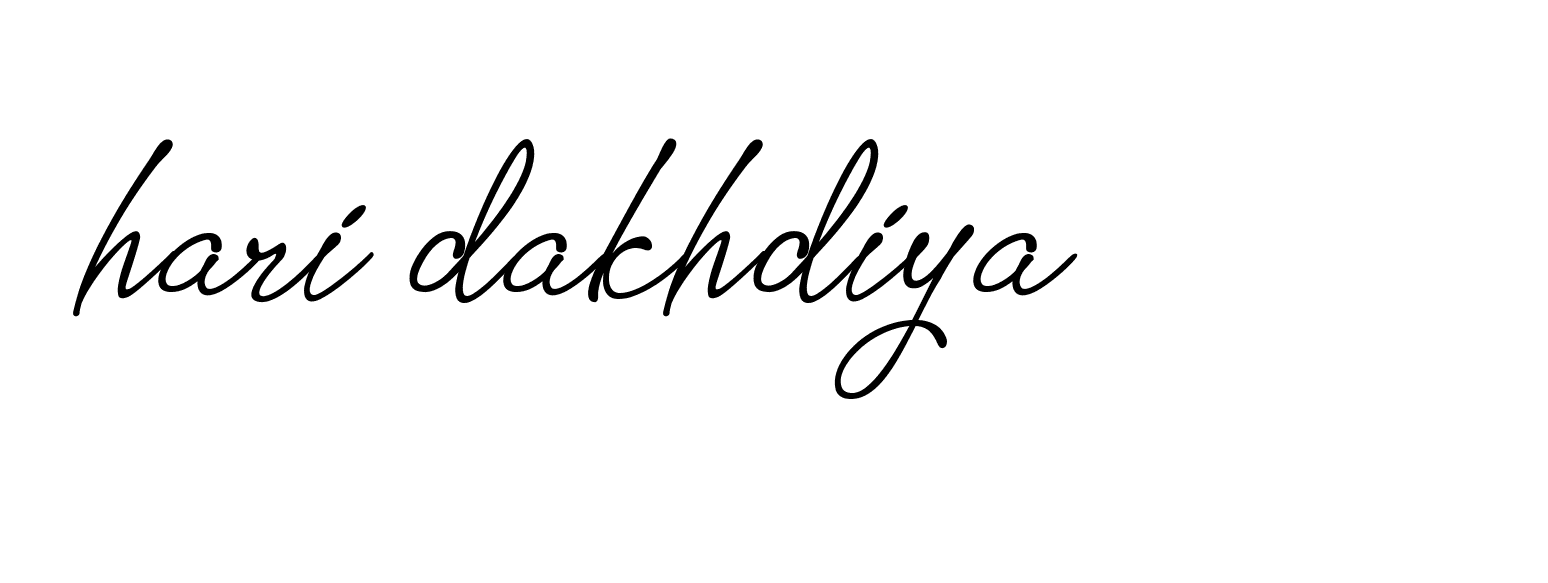 Signature of hari-dakhdiya