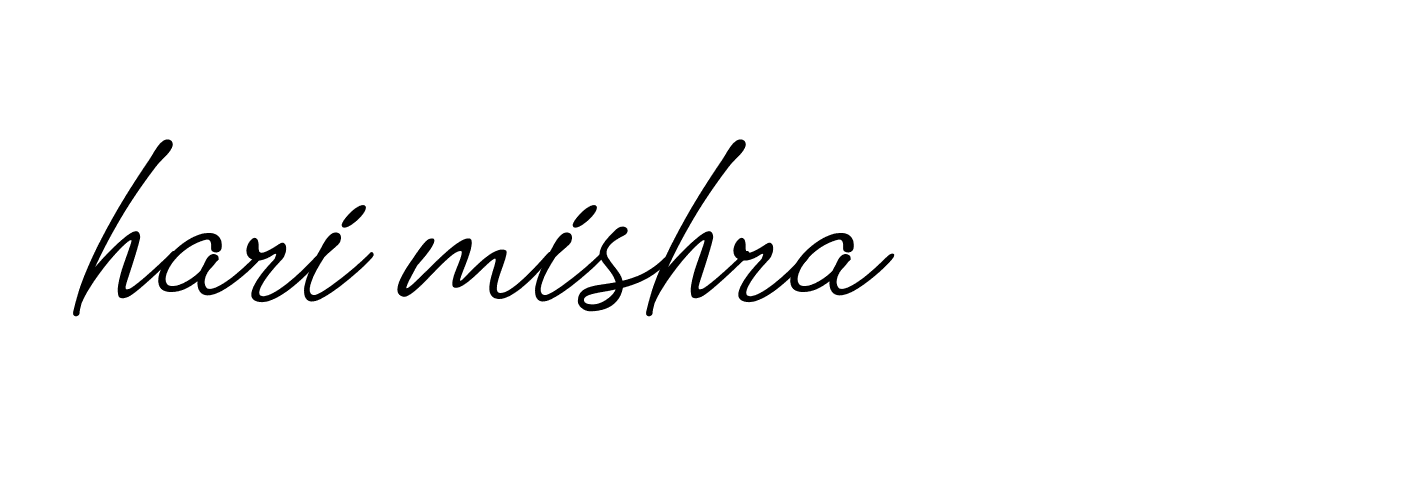 Signature of hari-mishra-