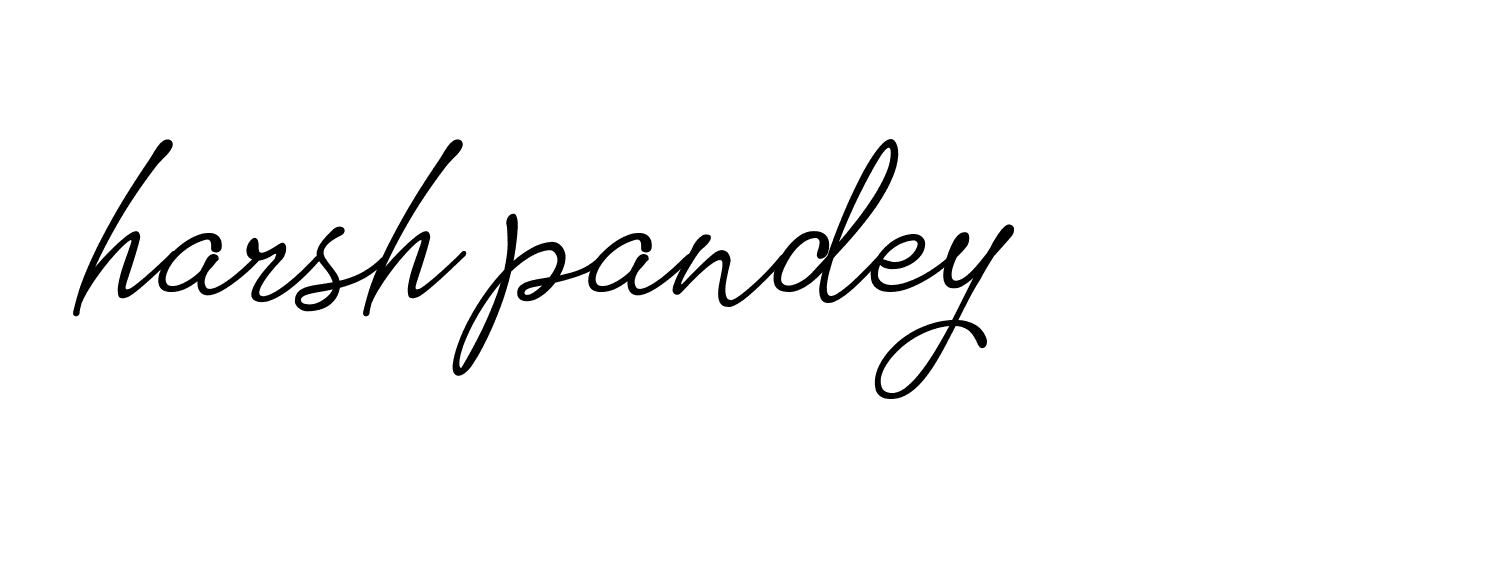 Signature of harsh-pandey