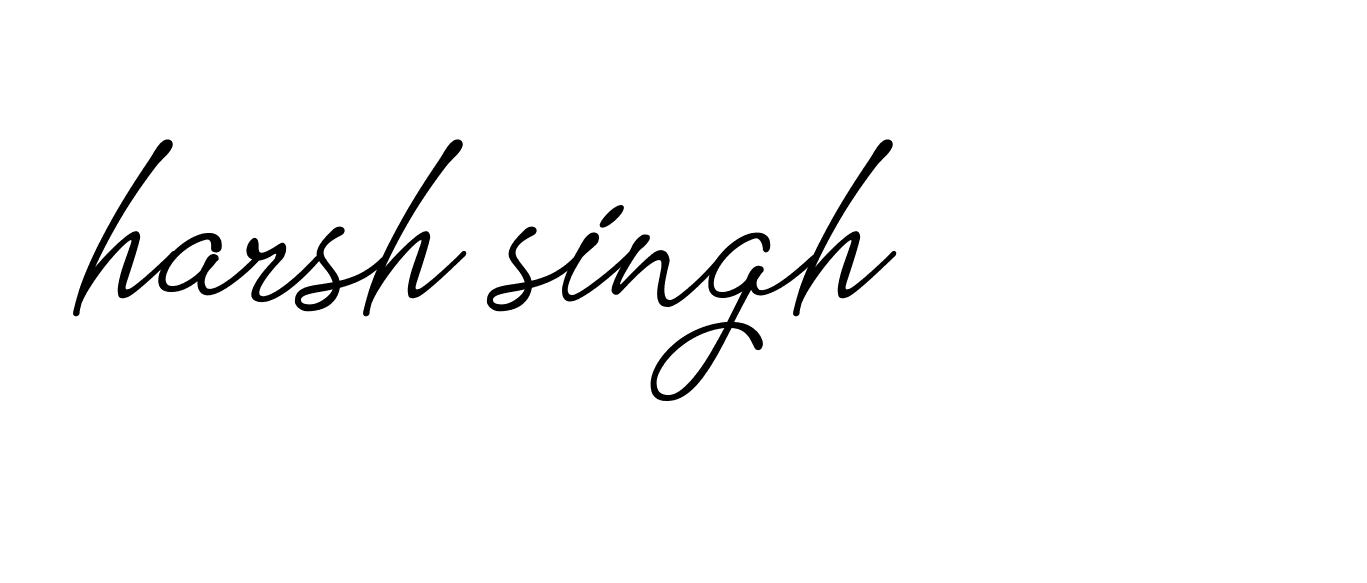 Signature of harsh-singh