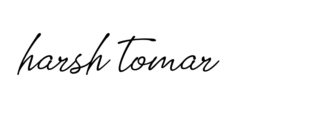 Signature of harsh-tomar