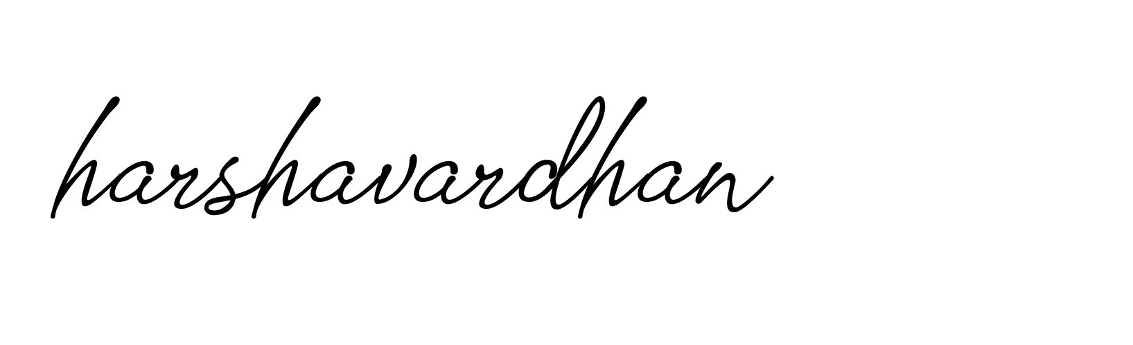 Signature of harshavardhan-