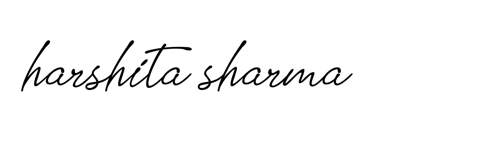 Signature of harshita-sharma