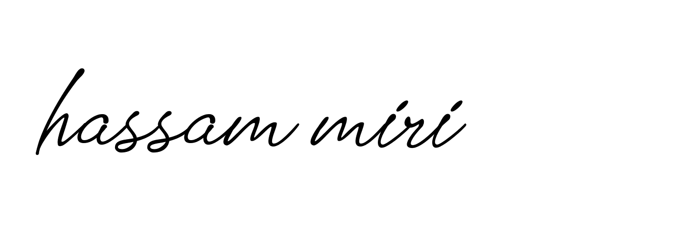 Signature of hassam-miri