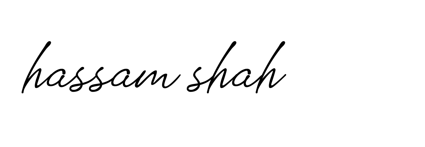 Signature of hassam-shah