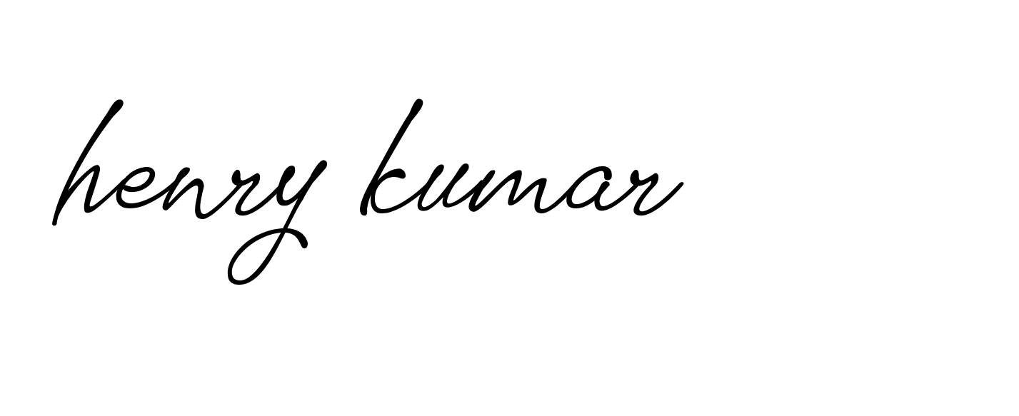 Signature of henry-kumar