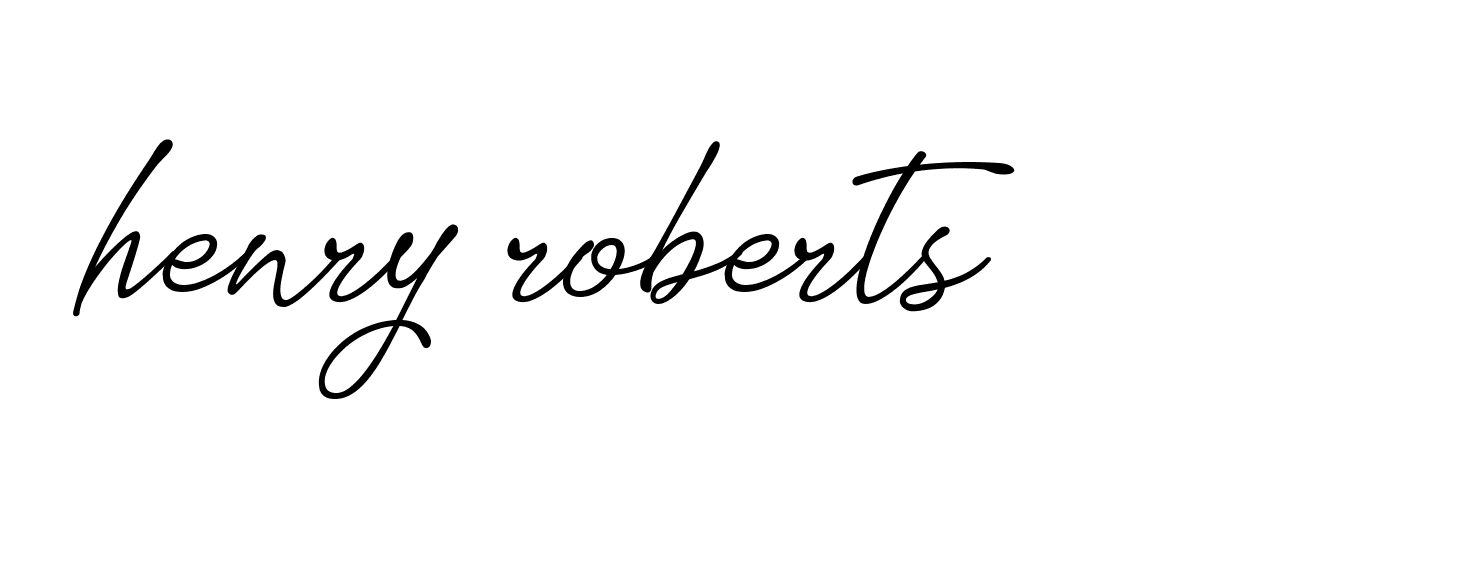 Signature of henry-roberts