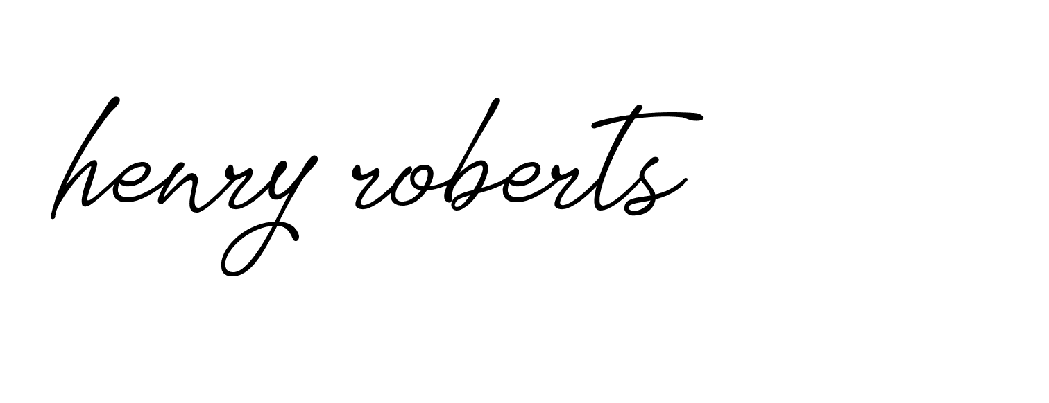 Signature of henry-roberts-